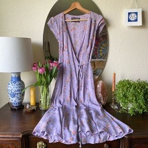 Vintage reformation floral midi dress size 2